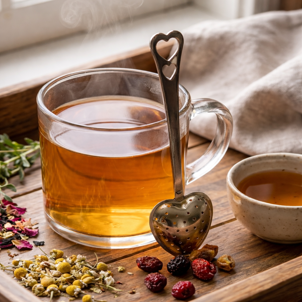 Reusable Heart Shaped Tea Infuser